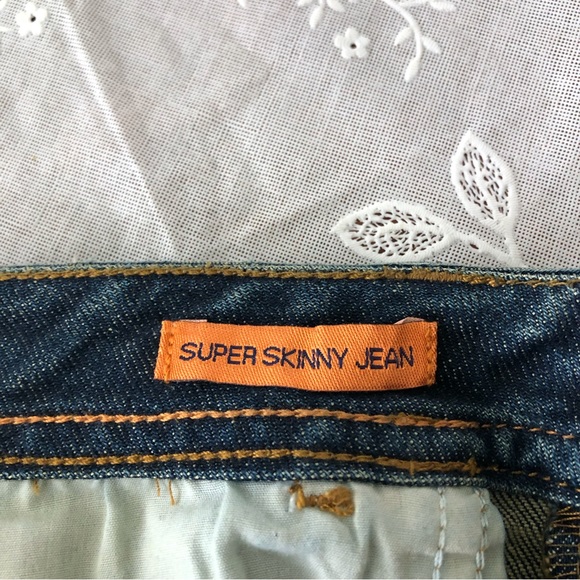 Tory Burch Skinny Blue Jeans Size 27 - Picture 10 of 16